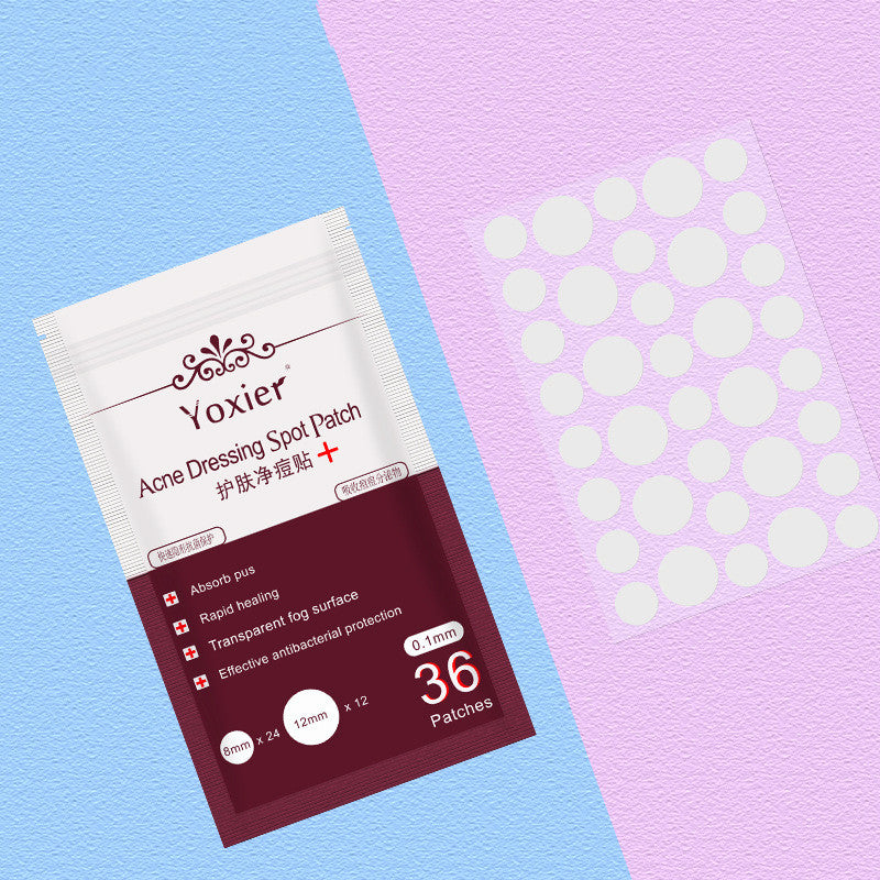 Yoxier acne dressing spot patch pack with 36 invisible acne patches for effective blemish care.