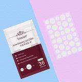 Yoxier acne dressing spot patch pack with 36 invisible acne patches for effective blemish care.