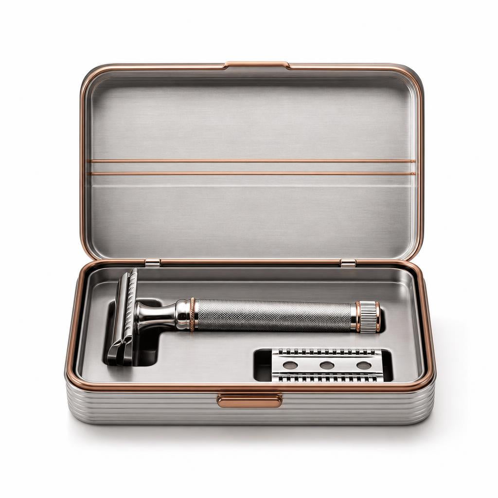 Manual vintage razor men's razor metal gift